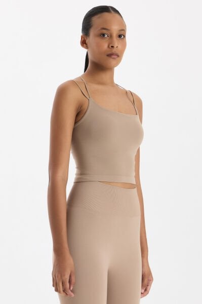 Çift İp Askılı Pedli Atlet Vizon